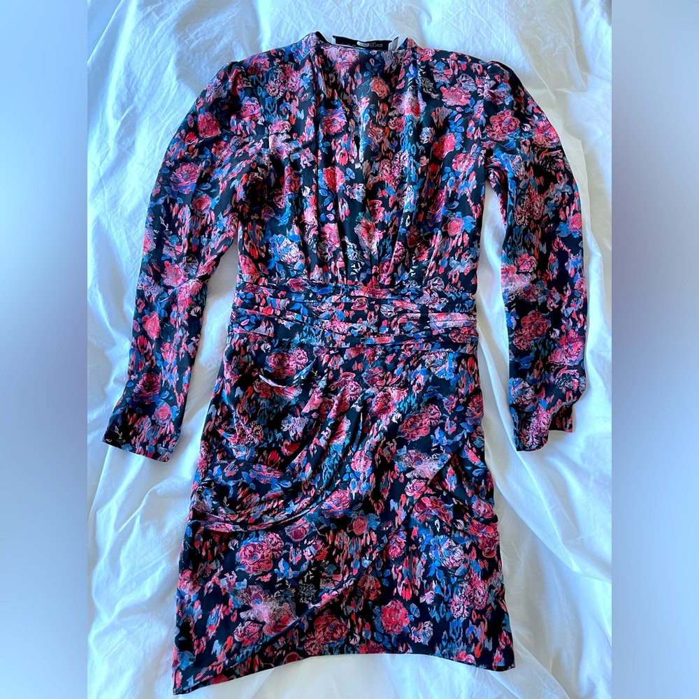 IRO floral mini dress